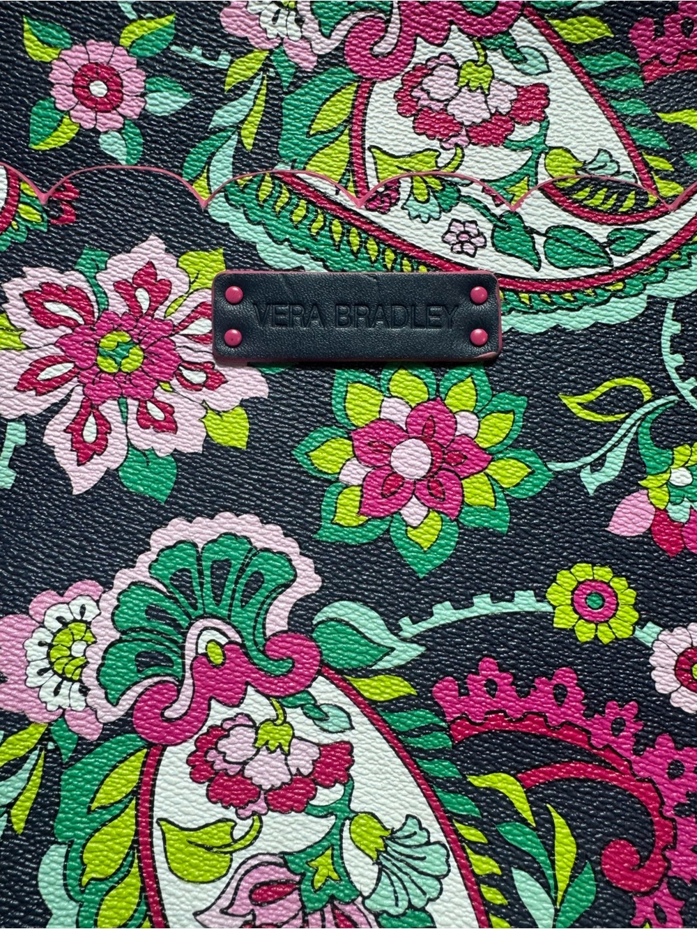 Vera Bradley Black Floral Paisley c